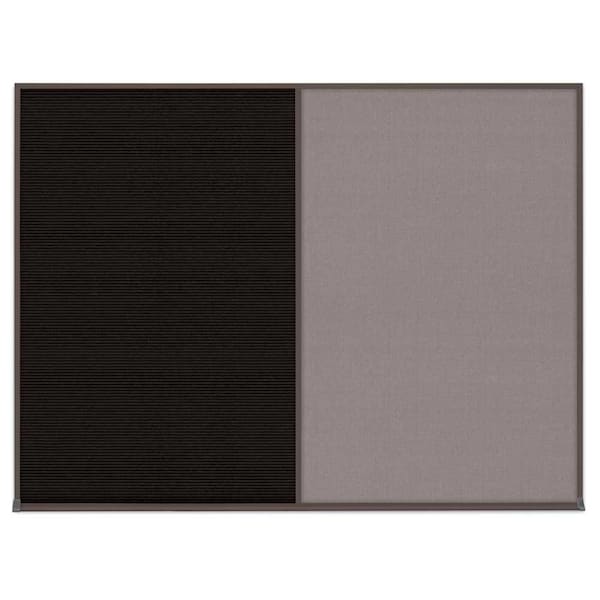 Triple Door Radius Corkboard, 72"X48", B
